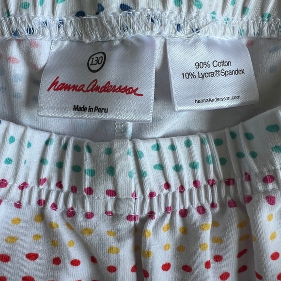 Bundle of 3 Hanna Andersson cotton stretch cropped leggings, size 8 - Picture 6 of 9